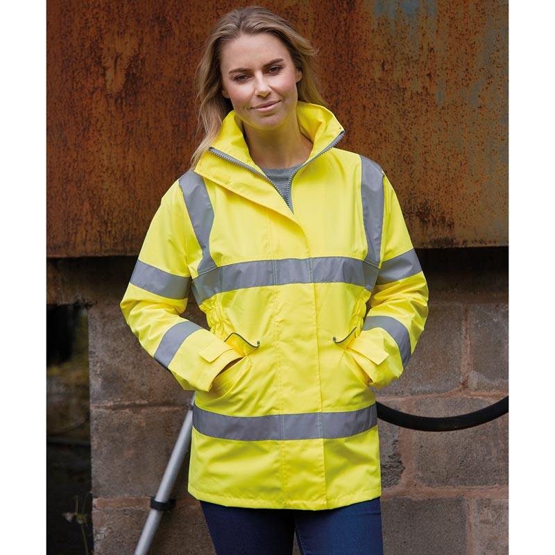 Women's hi-vis executive jacket (HVP189) - Yellow XS
